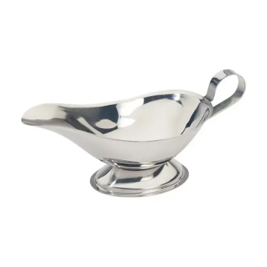 Winco Gravy Boat, Stainless Steel image {1}