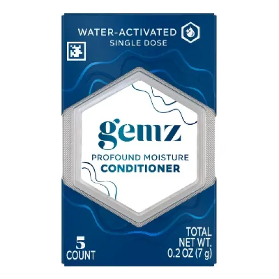 gemz Moisturizing Conditioner, Profound Moisture, Color Safe - 5ct/0.2oz image {9}