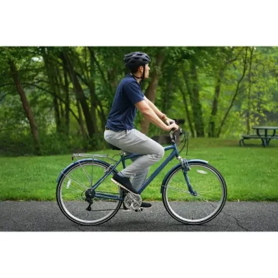 Kent Men's Ridgeway 700c/28" Hybrid Bike - Blue image {11}