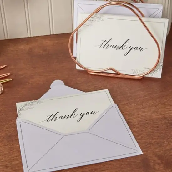 Pipilo Press 48-Pack Sympathy Thank You Cards with Envelopes and Stickers for Funerals (4 x 6 In) image {1}
