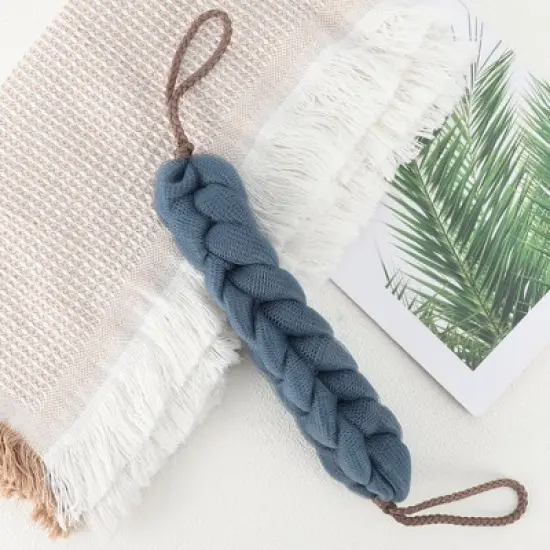 Unique Bargains Long Stretch Back Sponge for Shower 11.42"x1.97"x1.97" 1 Pc image {2}