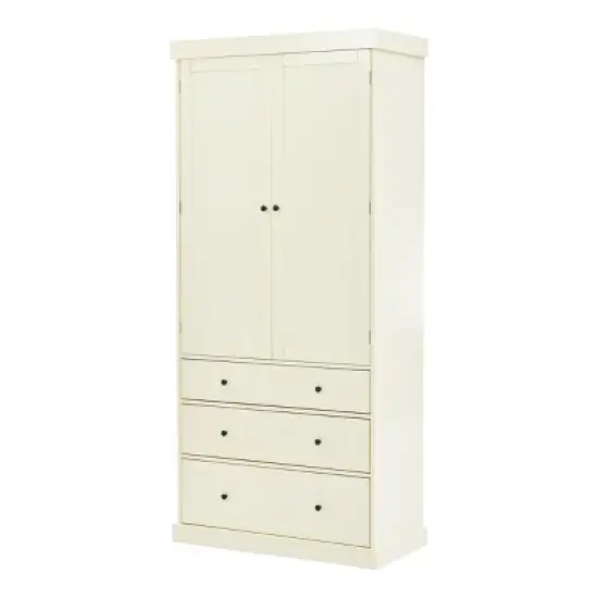 77" Freestanding Kitchen Pantry Cabinet with 3 Adjustable Shelves,3 Drawers,8 Door Racks,Farmhouse Storage Cupboard for Dining RoomThe Pop Home image {2}