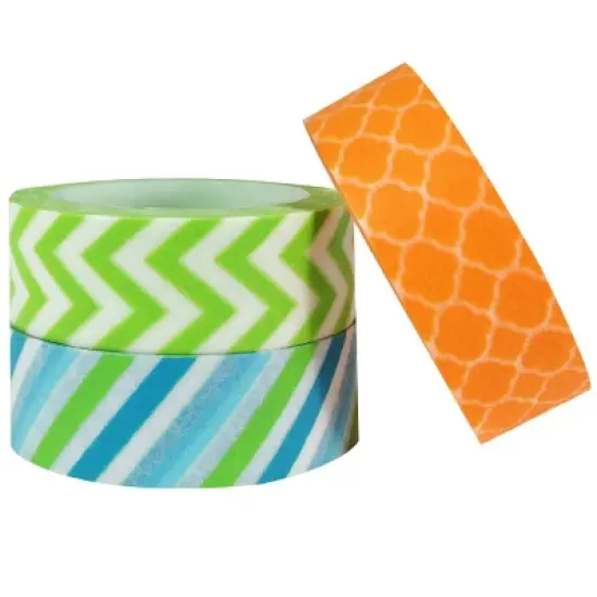 Summer Days Japanese Washi Masking Tape (Set of 3) image {2}