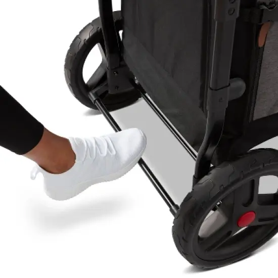 Radio Flyer Atlas Kid and Cargo Stroller Wagon - Gray image {10}