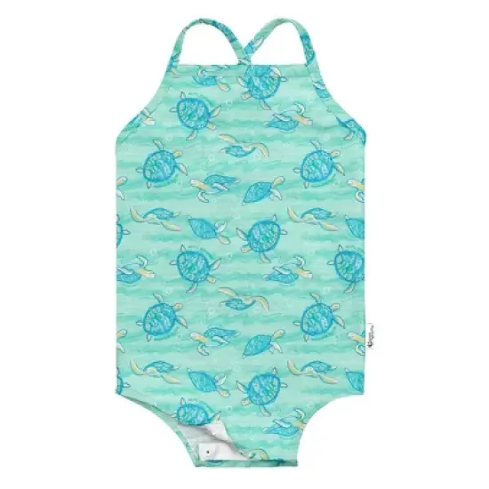 Green Sprouts Baby/Toddler Girls' Easy-Change Eco Swimsuit image {4}