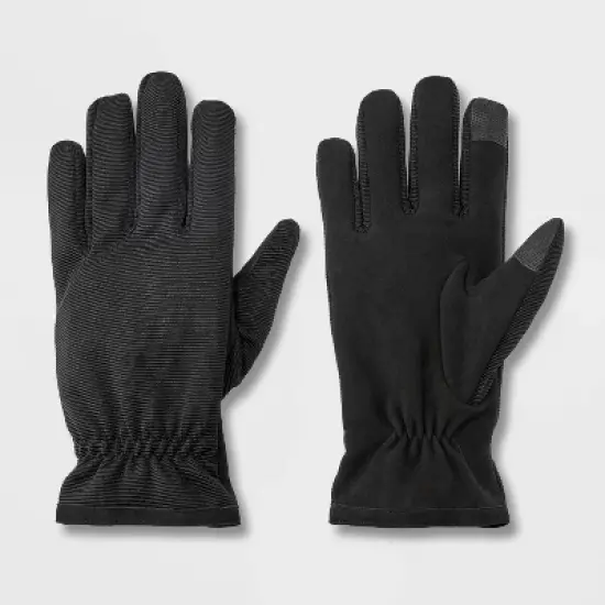 Men's Hybrid Touch Gloves - Goodfellow & Co&trade; Black image {3}