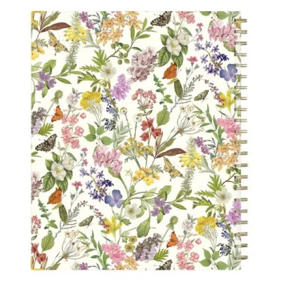 Day Designer 8.5"x11" 2025-2026 Weekly/Monthly Wirebound Teacher Lesson Planner Clipboard Hardcover Butterfly Garden, Teacher Supplies image {12}