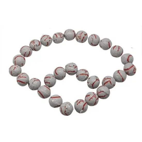 Blair Candy - Individually Wrapped Chocolate Baseballs &ndash; Regular Milk Chocolate Candy - Available in 1, 2, 3, and 5 Pound Resealable Bags image {1}