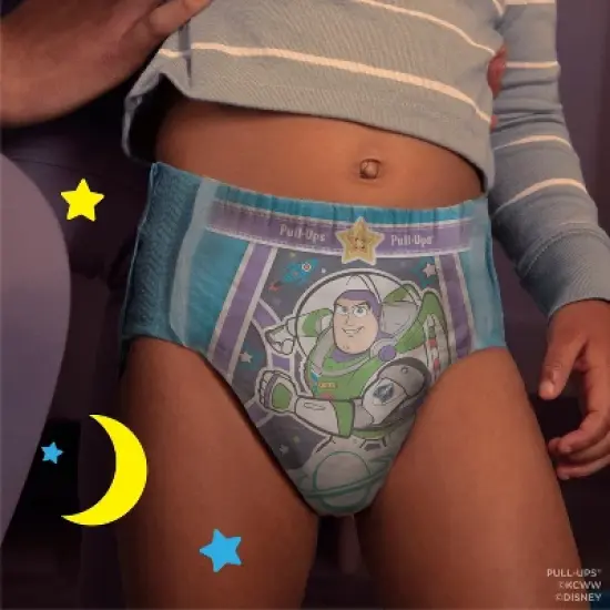 Pull-Ups Boys' Nighttime Disposable Training Pants - 3T-4T - 72ct image {6}