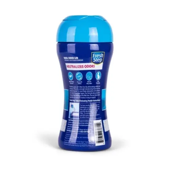 Fresh Step Odor Eliminating Charcoal Powder Cat Litter Box - 15oz image {1}