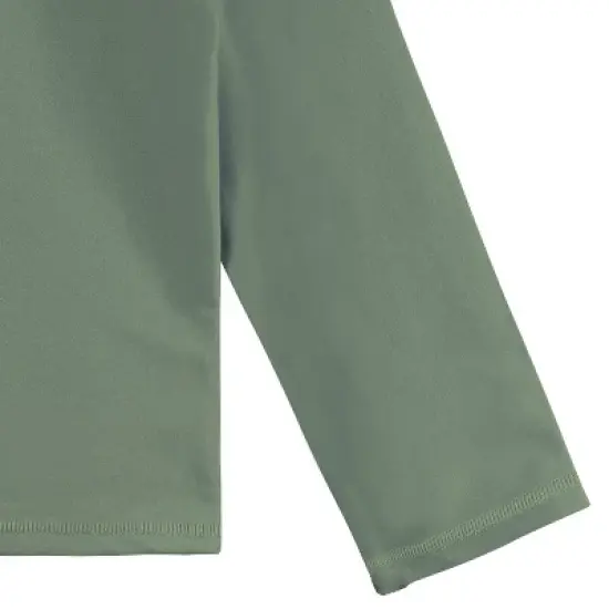 Gerber Baby and Toddler Long Sleeve Solid Swim Rashguard image {3}