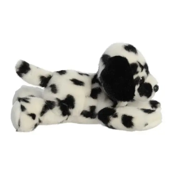 Aurora Small Dipper Dalmatian Mini Flopsie Adorable Stuffed Animal White 8" image {2}
