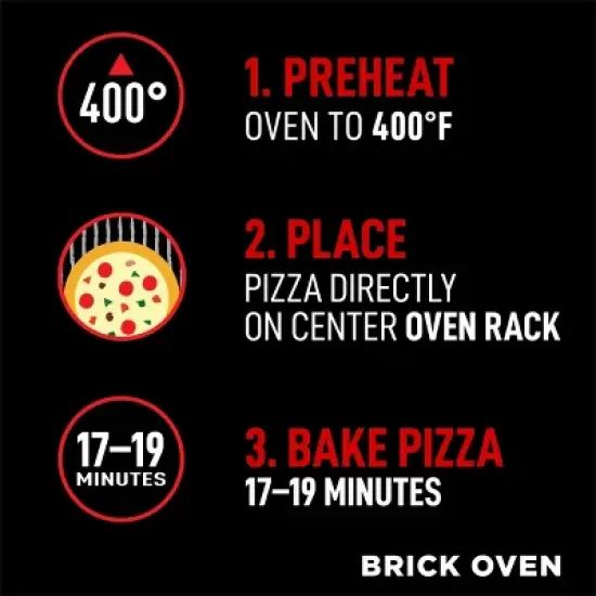 Red Baron Supreme Brick Oven Crust Frozen Pizza - 18.64oz image {6}