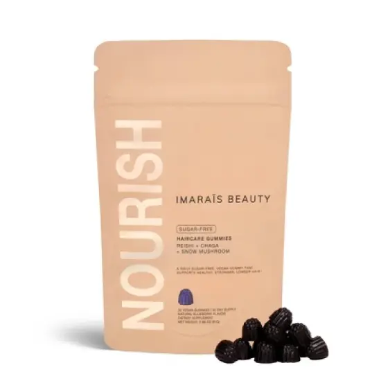 Imarais Beauty Nourish Haircare Gummies for Hair Growth, Anti-Shedding - Vegan and Sugar-Free - 30ct image {7}