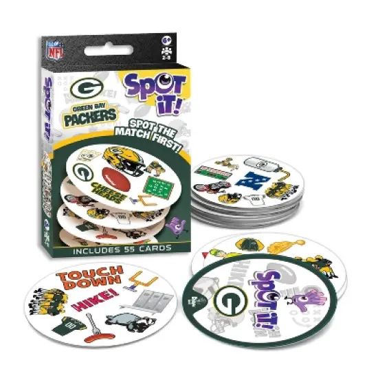 MasterPieces Officially Licensed NFL Green Bay Packers Spot It Game for Kids and Adults image {2}