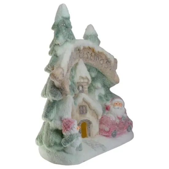 Northlight LED Lighted Snowy Winter Village "Merry Christmas" Decoration - 16.5" image {3}