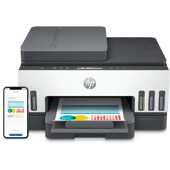 HP Smart Tank 7301 All-in-One InkJet Printer, Color Mobile Print, Scan, Copy, image {8}