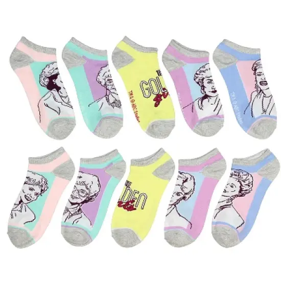The Golden Girls 5 Pair Character Ankle Socks Multicoloured image {1}