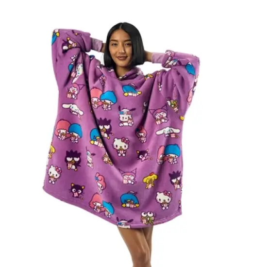 Adult Hello Kitty & Friends Oversized Hoodie Blanket Wearable Blanket-OSFA image {3}