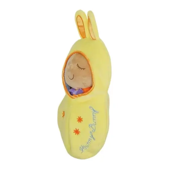 Manhattan Toy Snuggle Pod Hunny Bunny First Baby Doll with Yellow Cozy Sleep Sack image {4}