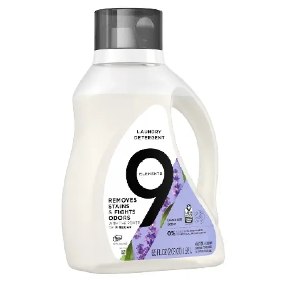 9 Elements LQ Laundry Detergent - Lavender image {2}
