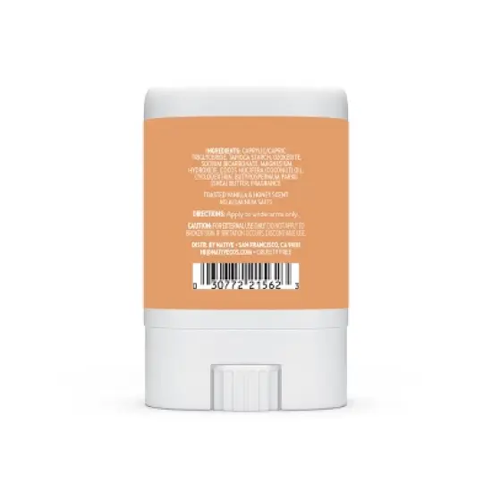 Native Limited Edition Fall Getaway Mini Antiperspirant & Deodorant - Toasted Vanilla & Honey - 0.35oz image {8}