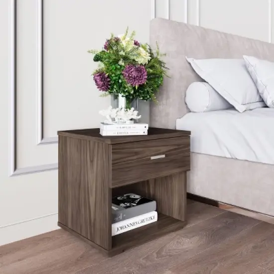 Noah Single Drawer Nightstand - Eco Dream image {10}