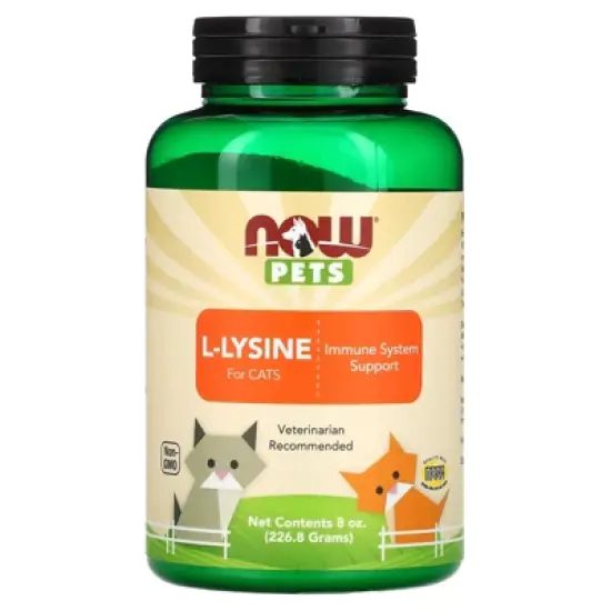 NOW Foods Pets, L-Lysine for Cats, 8 oz (226.8 g) image {3}