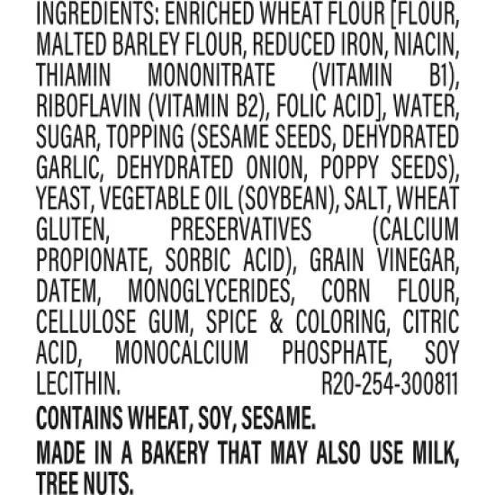 Ball Park Everything Hamburger Bun - 16oz image {11}