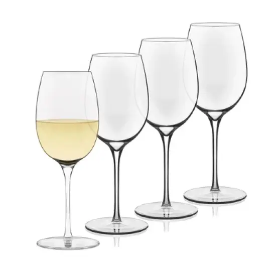 Libbey Signature Kentfield Classic White Wine Glasses, 13.25 ounce, Set of 4 image {8}