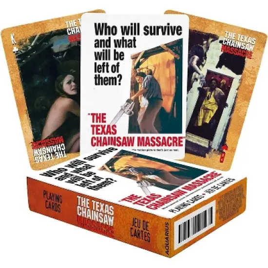 Aquarius Puzzles Texas Chainsaw Massacre Playing Cards image {4}