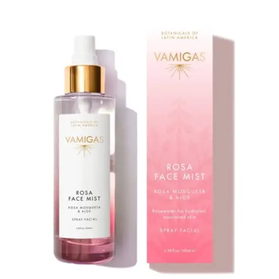 Vamigas Rosa Mosqueta and Aloe Face Mist - 3.38 fl oz image {1}