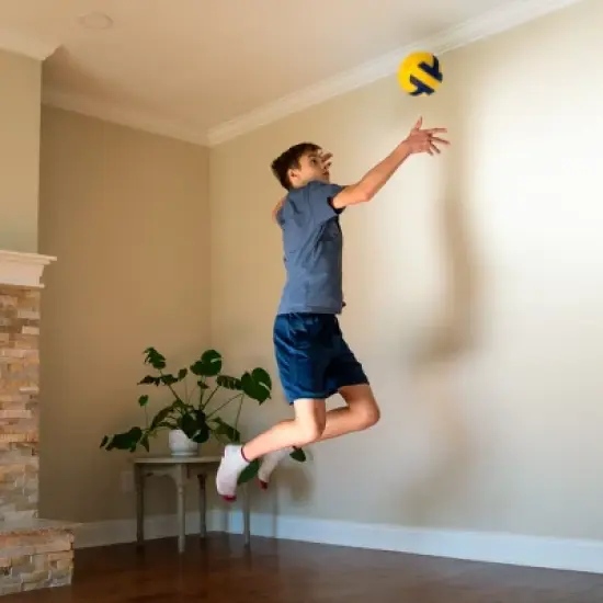 Nero Silent Ninja Indoor Volleyball &ndash; Quiet Bounce Training Ball for Setting, Passing, and Control Drills  7 Inches image {3}