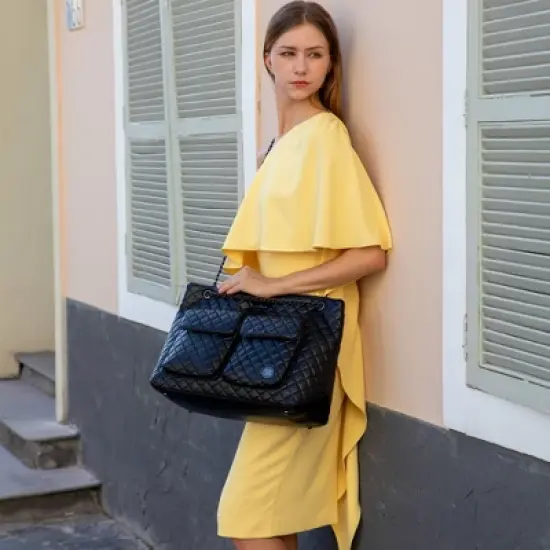 Badgley Mischka Diana Travel Weekender Bag image {10}