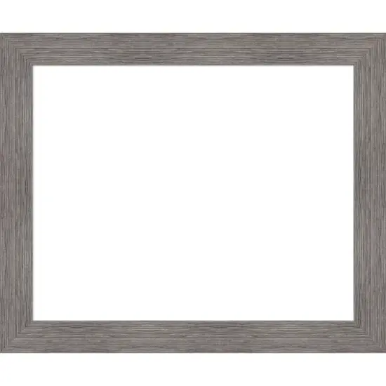 Amanti Art Pinstripe Plank Grey Framed Dry Erase Magnetic Board image {15}