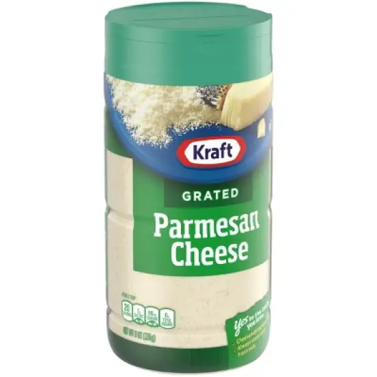 Kraft 100% Grated Parmesan Cheese 8oz image {7}
