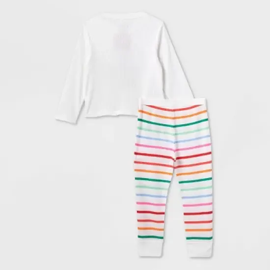 Toddler Striped Oh What Fun Matching Family Thermal Pajama Set - Wondershop&trade; image {2}