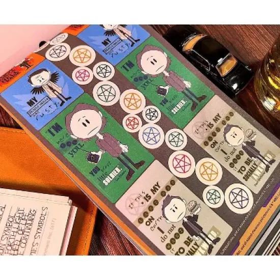 Supernatural Planner Sticker Book - Con*Quest Journals image {5}