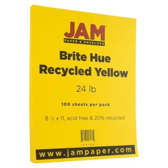 JAM Paper Brite Hue 24lb Paper 8.5" x 11" 100pk image {11}