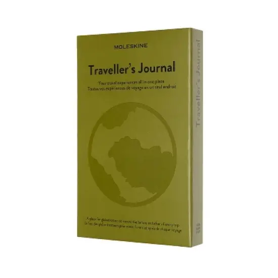 Moleskine Guided Journal 5.12"x8.25" Travel: Hard Cover, Acid-Free Paper, Elastic Closure, 400 Pages, Green image {9}