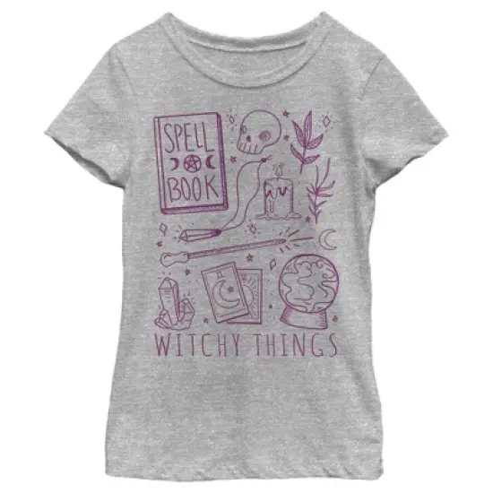 Girl's Lost Gods Halloween Witchy Things T-Shirt image {4}