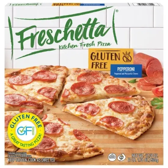 Freschetta Pepperoni Gluten Free Thin Crust Frozen Pizza - 17.78oz image {7}