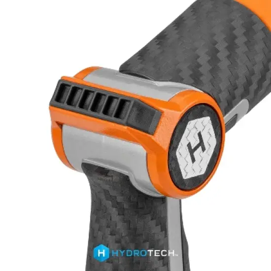 HydroTech Heavy Duty Twist Hose Nozzle Black/Orange image {3}