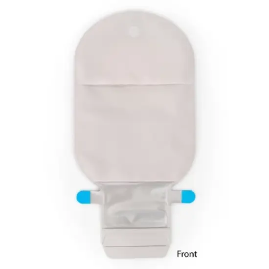 SenSura Mio Ostomy Pouch, Trim to Fit, Extended Wear, Opaque Gray, 2-1/8 in. Opening, 10 Count image {3}