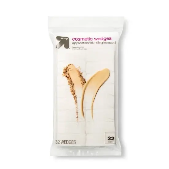 Latex Free Foam Cosmetic Wedges - White - 32ct - up&up&trade; image {2}