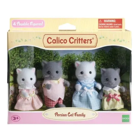 Calico Critters Persian Cat Family image {3}