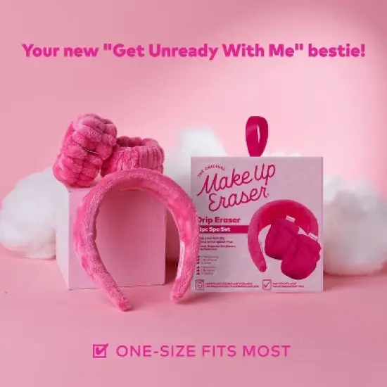 MakeUp Eraser Drip Eraser Head Band/Wrist Guards - 3ct image {6}