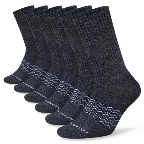 Men's Moisture Control Athletic Crew Socks 6 Pack - Mio Marino image {9}