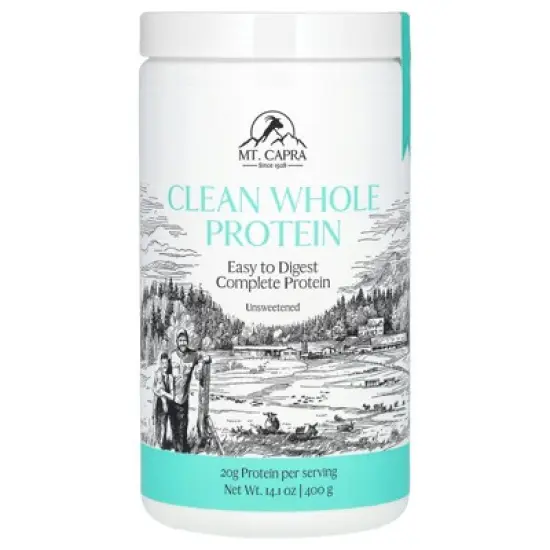 Mt. Capra Clean Whole Protein, Unsweetened, 14.1 oz (400 g) image {4}