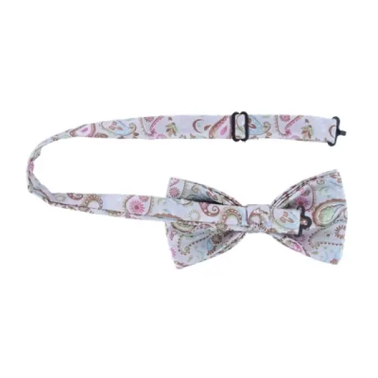 CTM Men's Swirl Bow Tie and Pocket Square image {2}